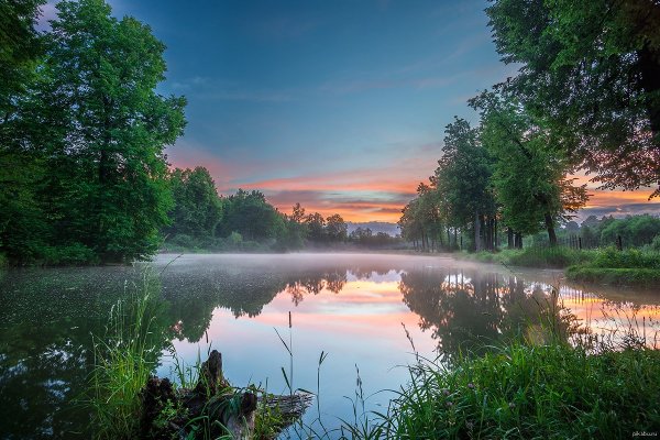 Пейзаж красками