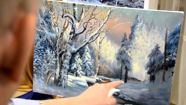 Живопись Александр Южаков зима