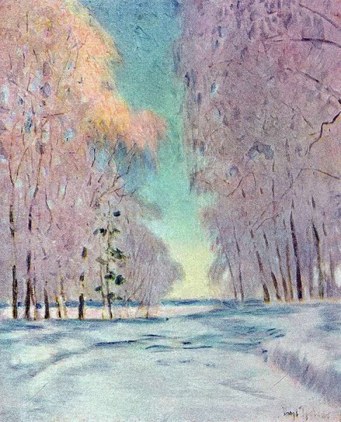 Грабарь зимний пейзаж