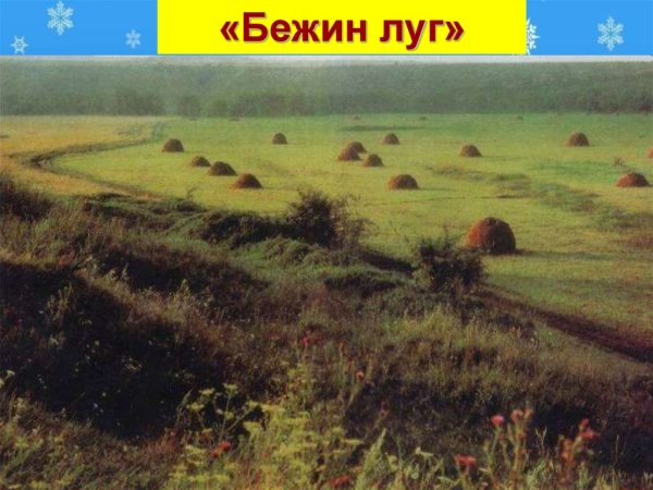 Бежин луг картины природы