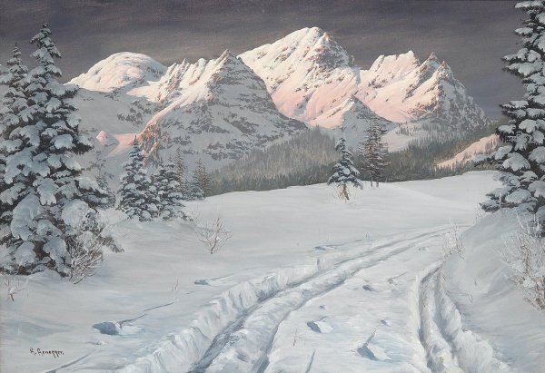 Алоис арнеггер горы зима