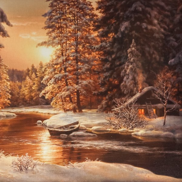 Сатаров художник зимний лес