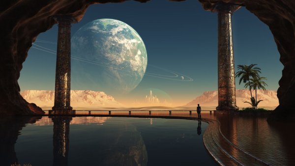 Фантастические миры художницы Inga Nielsen