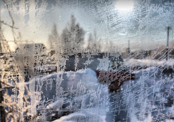 Зима за окном