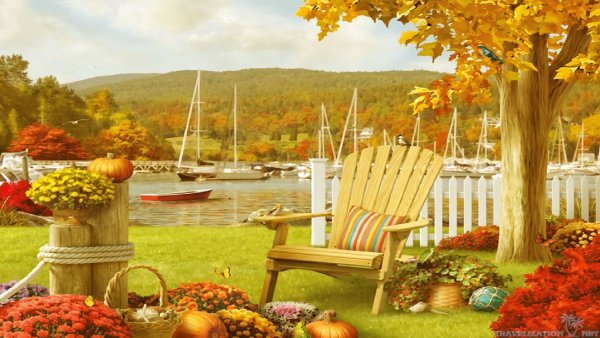 Дача. Осень