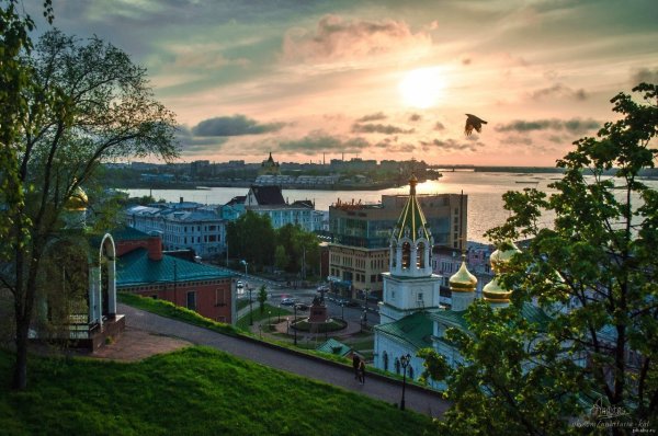 Рассвет Кремль Нижний Новгород