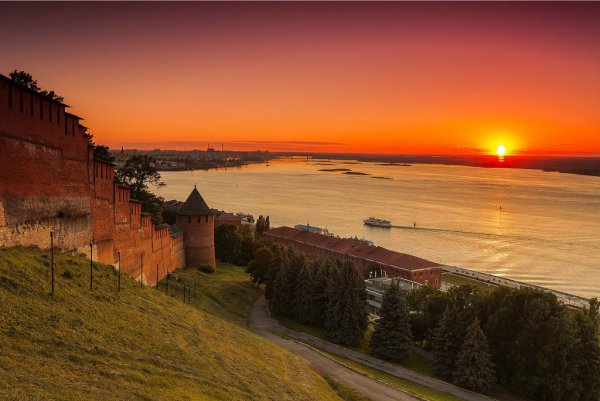 Кремль Нижний Новгород закат