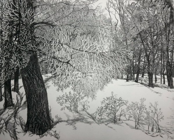 Уютная зима рисунки легкие