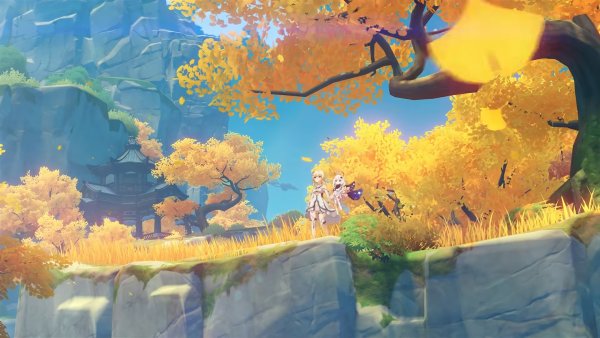 Геншин пейзажи ли Юэ