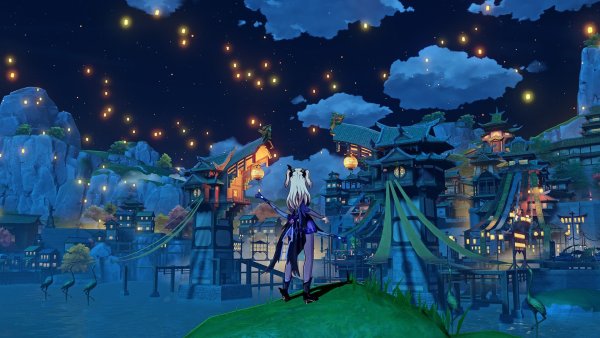 Геншин пейзажи ли Юэ