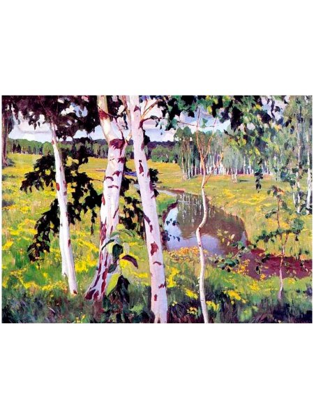 Рылов пейзаж с рекой описание картины