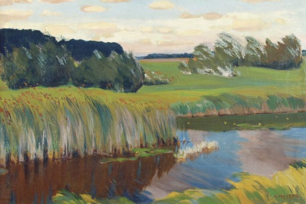 Рылов Аркадий пейзаж смрекой