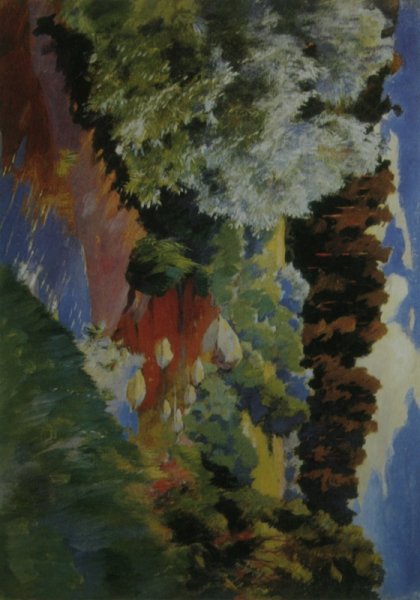 Аркадий Рылов пейзаж с рекой