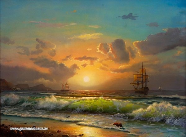 Художник Импрессионист Кент Уоллис картины