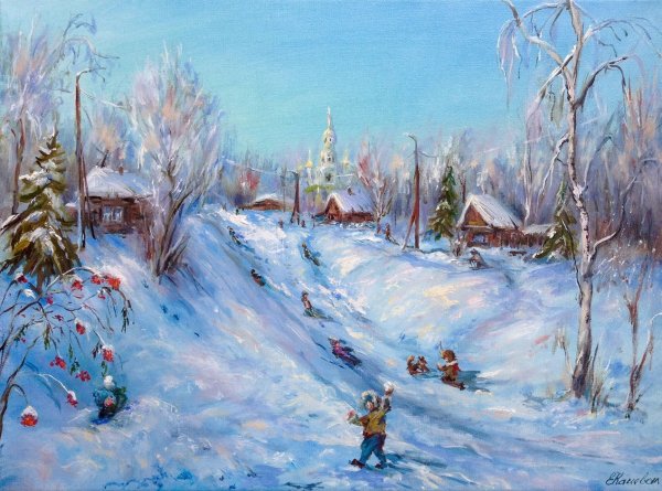 Елена Кацевал художник картины