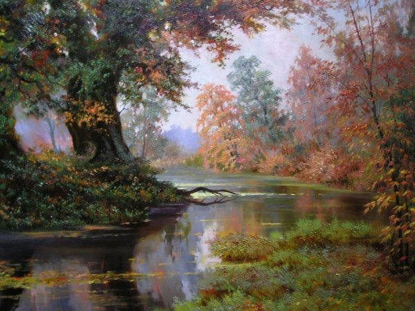 Милюков Александр художник осень
