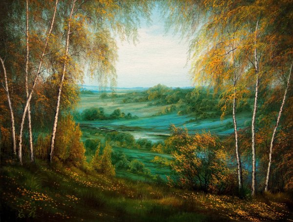 Художник Виктор Долгополов пейзажи