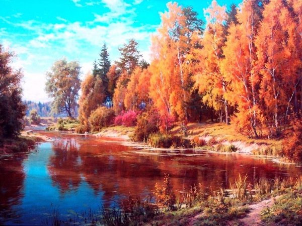 Художник Сычев Алексей Владимирович осень