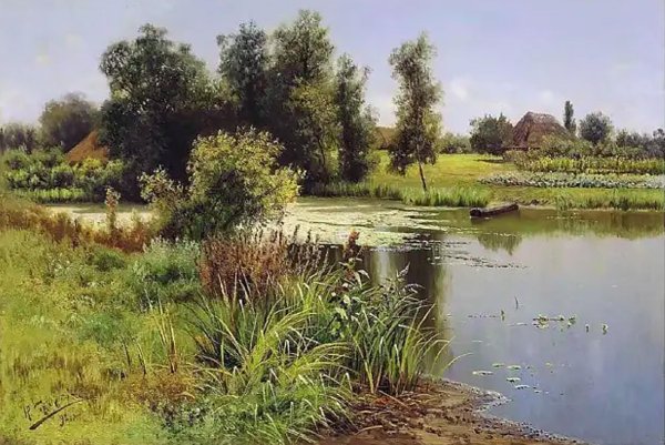 Николай Александрович Сергеев, "летний пейзаж"