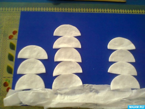Поделки из ватных дисков