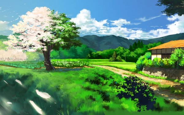 Природа в стиле аниме
