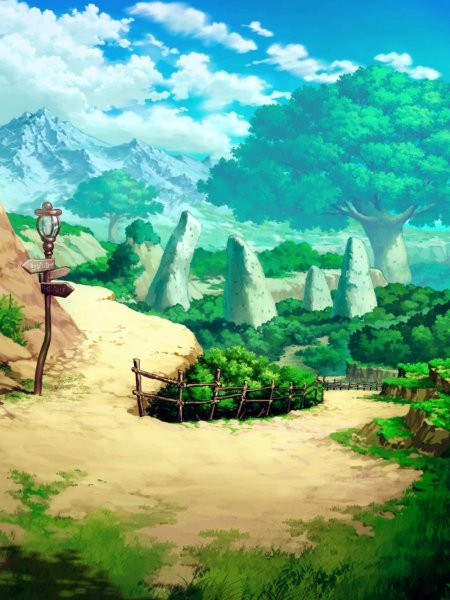 Аниме пейзаж