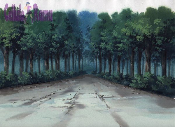 Япония горы Сакура арт