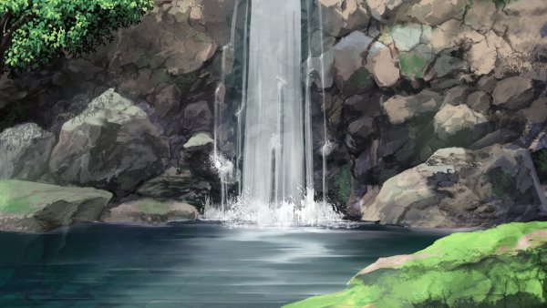 Аниме природа