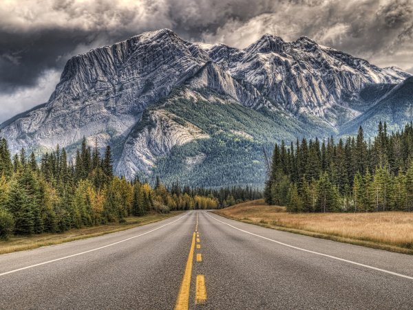 Пейзаж с дорогой