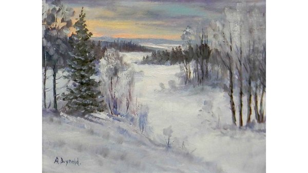 Шильдер Андрей Николаевич картины зимние