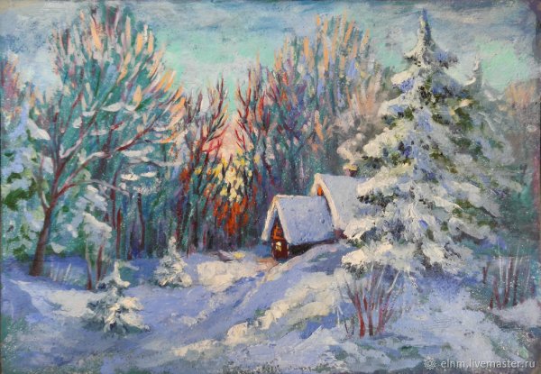 Зимние пейзажи Сурикова