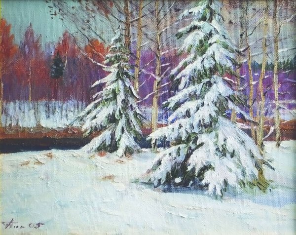 Григорий чайников зимний пейзаж