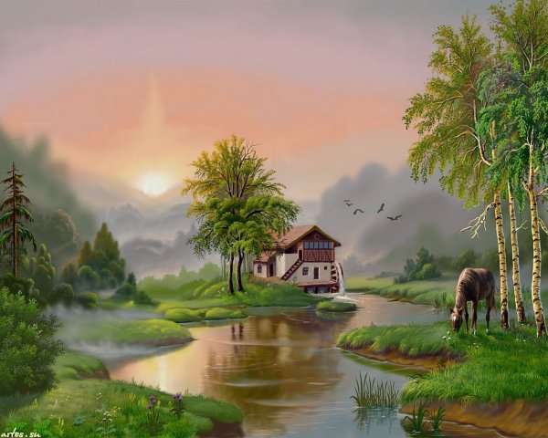 Виктор Цыганов пейзажи