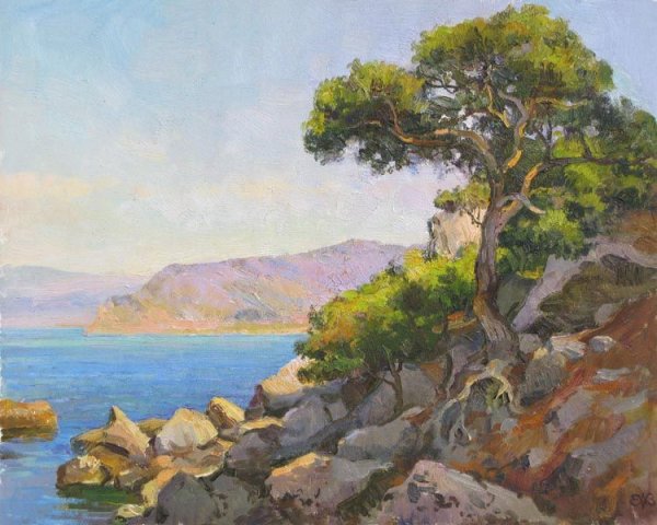 Васнецов кипарисы Крым