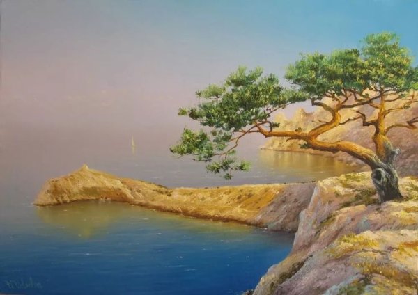 Художник Иван Августович Вельц Крымский пейзаж