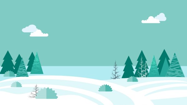 Зима Минимализм