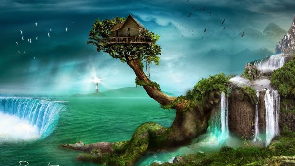 Пейзажи в стиле фэнтези