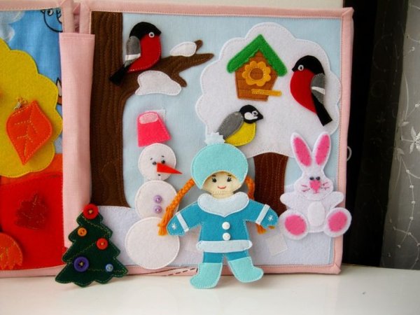 Панно из фетра на новый год