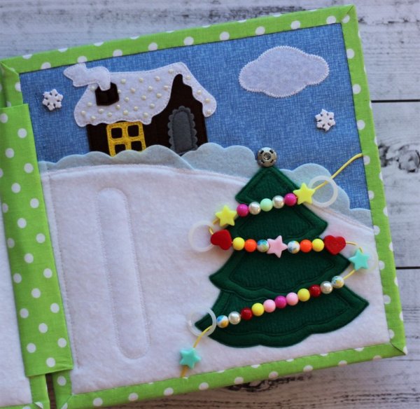 Новогодняя аппликация из фетра