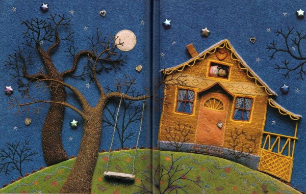 Аппликация на тему зима