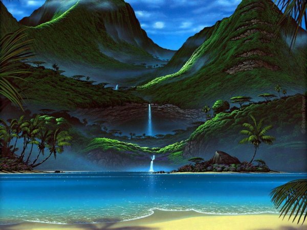 Райский пейзаж