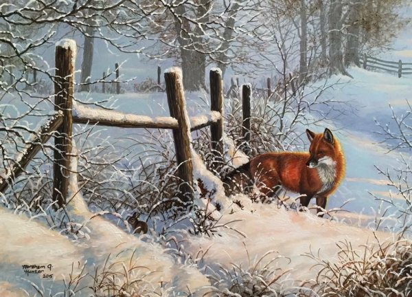 Abraham Hunter картины