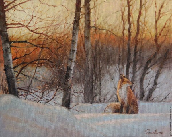 Лисья тропа __ художник Наталья Головина.