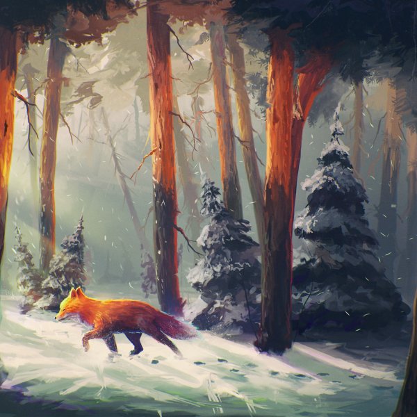 Molly картина по номерам "белки в лесу" 40х50 см