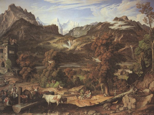 Joseph anton Koch картины