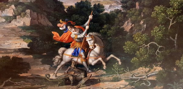 Йозеф Антон Кох фреска казино Массимо