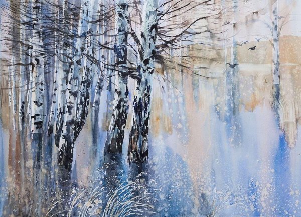 Весна проталины подснежники природа