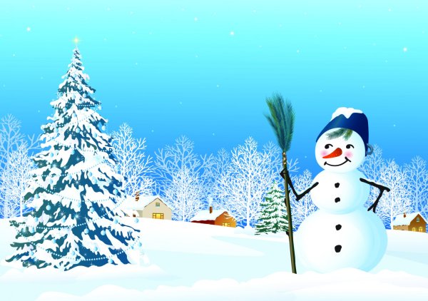 Новогодний пейзаж