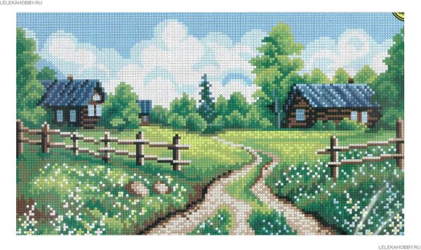 Вышивание крестиком пейзажи