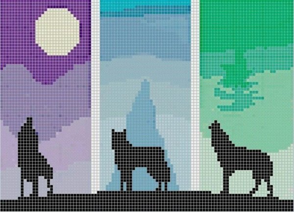 Фенечки с волком